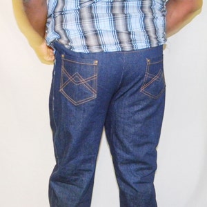 rewarding Jeans PDF Pattern, Intermediate Mens Pants Sewing Pattern, Intermediate PDF Pattern