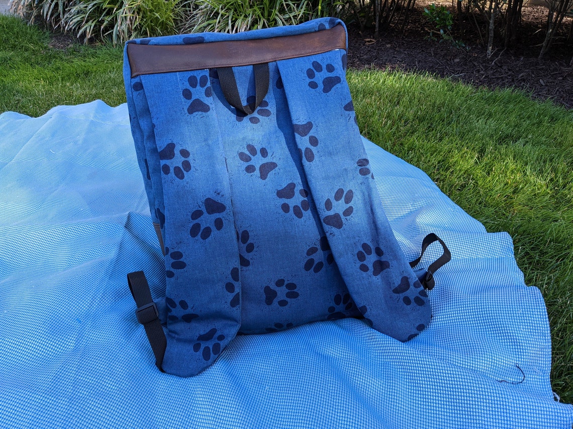 Picnic Backpack PDF Sewing Pattern Backpack Pattern Picnic Etsy