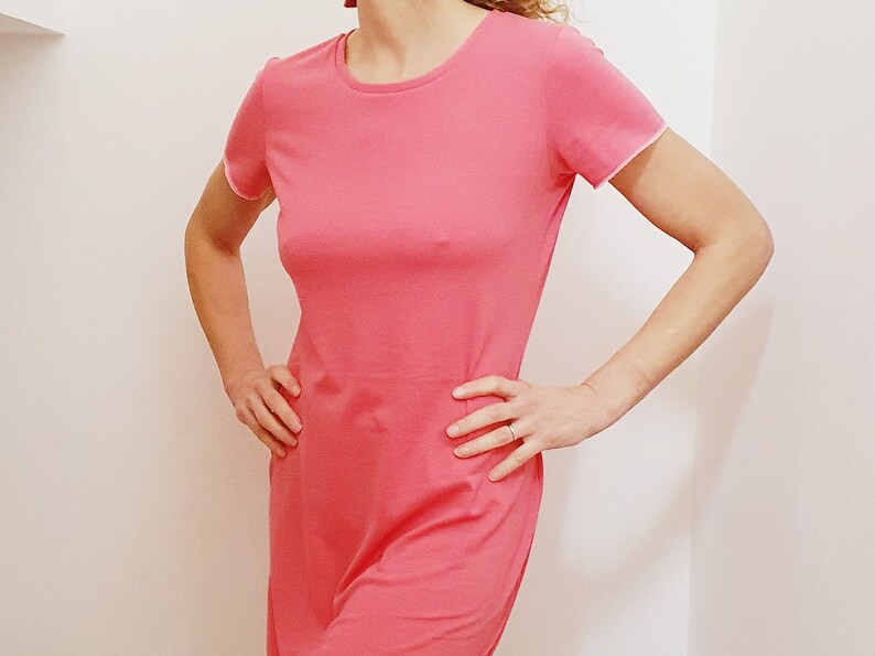 T-shirt Dress PDF Sewing Pattern T-shirt Pattern, T-shirt Pattern, Shirt Dress Pattern, Dress Sewing Pattern, T-shirt PDF, Quick Dress