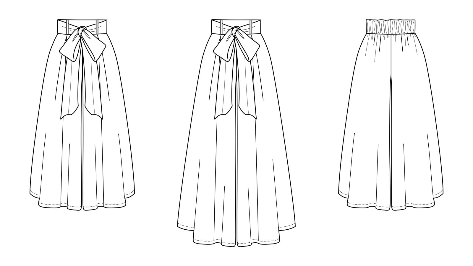 Posy Pleated Pants PDF Sewing Pattern Bottoms Pattern Pleat Etsy