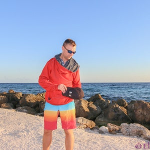 Comfy Cowl Hoodie PDF Sewing Pattern, Easy Sewing Pattern, Easy Mens Sewing Pattern