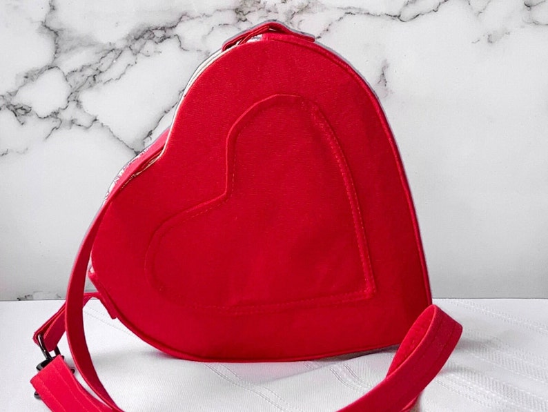 Heart Purse PDF Sewing Pattern Holiday Pattern Heart Purse Etsy