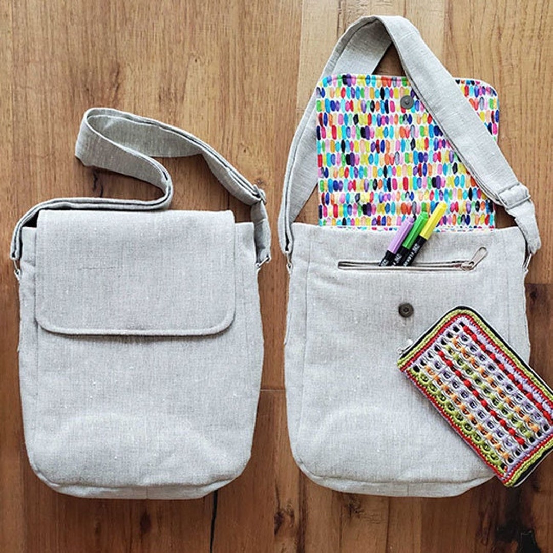 Messenger Bag PDF Sewing Pattern Messenger Bag, Bag PDF, Bag Sew, Bag ...