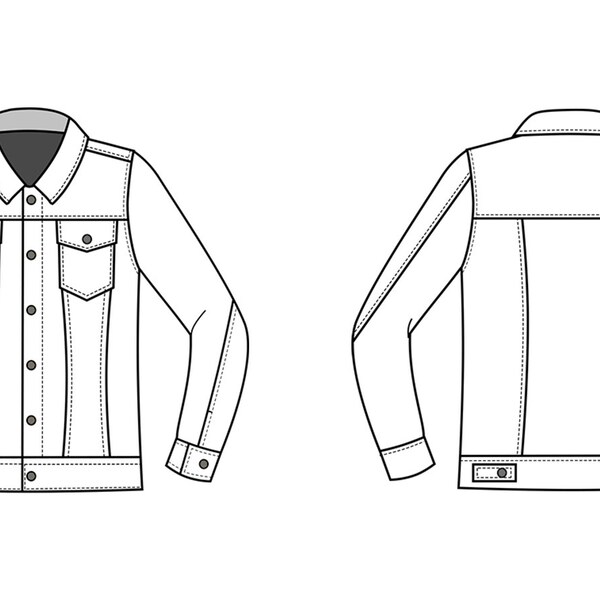 Mens Denim Jacket - Etsy