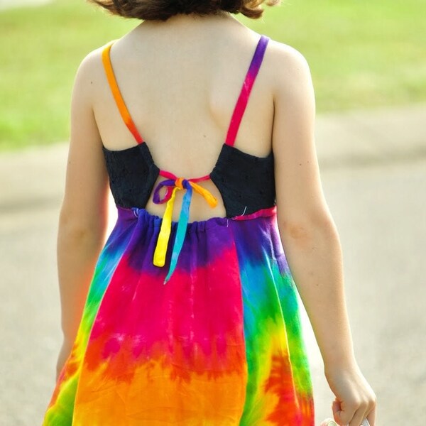 Tie Back Dress Sewing Pattern Etsy