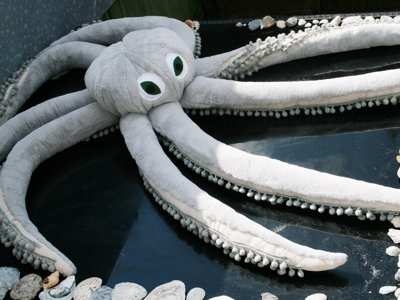 Giant Stuffed Octopus PDF Sewing Pattern Pillow Pattern Etsy Canada