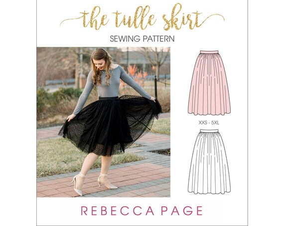 tulle skirt pattern