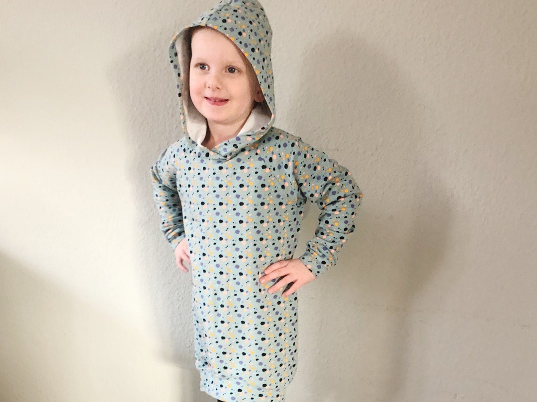 Hoodie Dress PDF Sewing Pattern Hoodie Pattern, Hoodie Dress Pattern