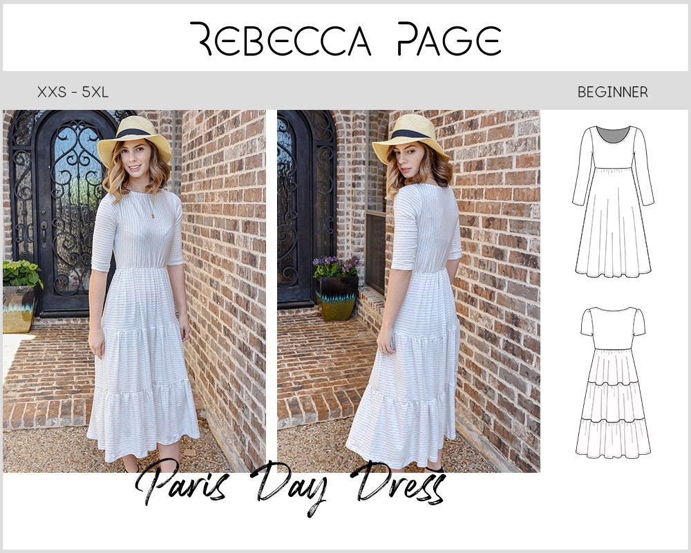 rebecca page paris day dress
