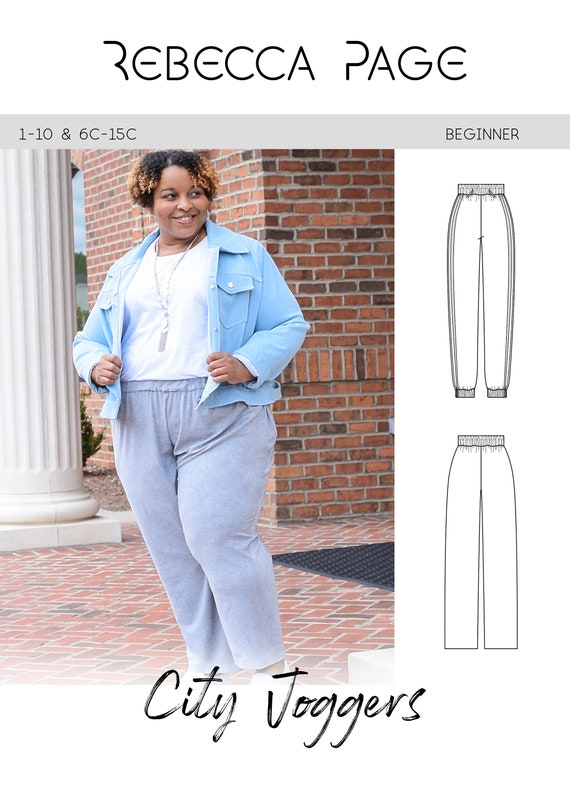 Women s Curvy City Joggers PDF Sewing Pattern Curvy Sew Curvy PDF Curvy Pattern City Jogger City Jogger Sew City Jogger PDF Jogger Etsy Ireland