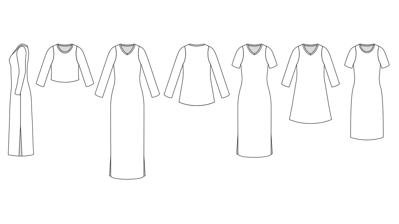 Childrens Tshirt Dress PDF Sewing Pattern Tshirt Pattern Etsy