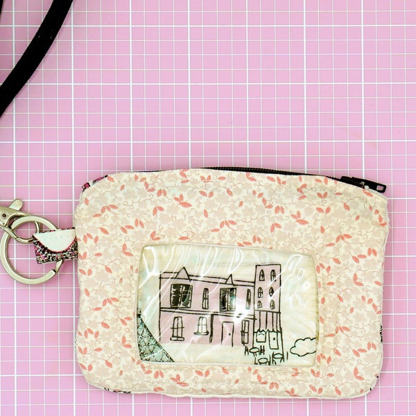 ID Wristlet PDF Sewing Pattern - Pouch Pattern, Wristlet Pattern, Cardholder Pattern, Bag Sewing Pattern, Wallet PDF, Easy Bag Pattern