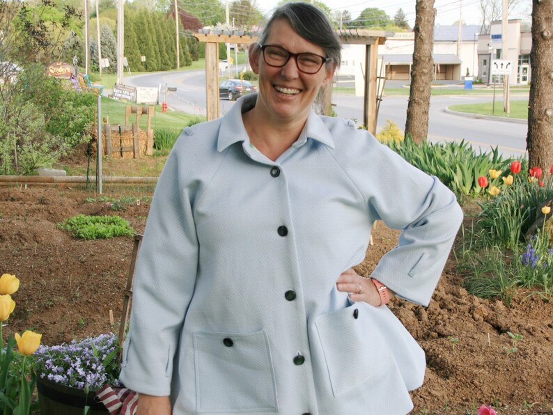 Andie A Anorak PDF Sewing Pattern Jacket Pattern Rain Etsy