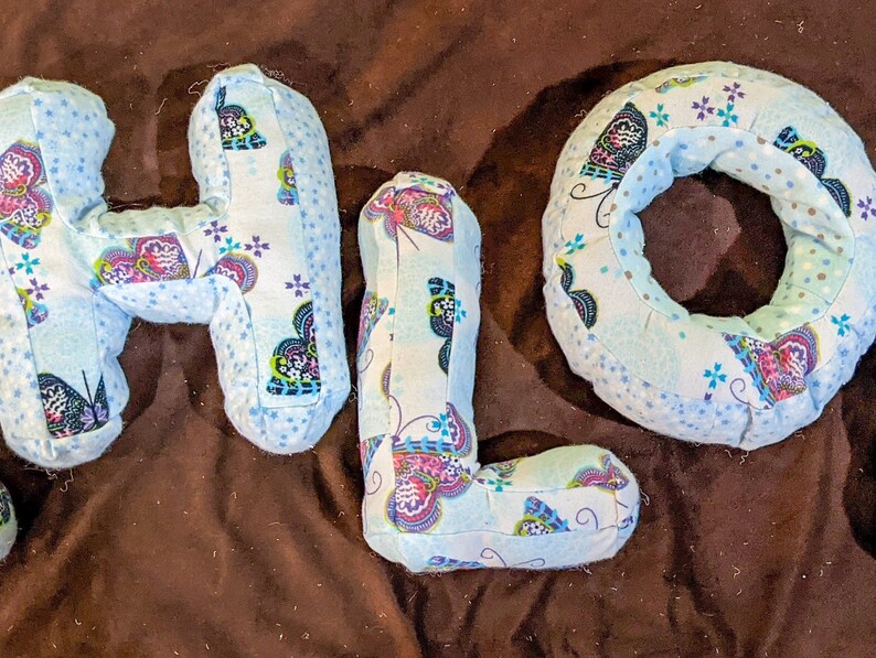 Alphabet Pillows PDF Sewing Pattern Pillow Pattern Letter Etsy