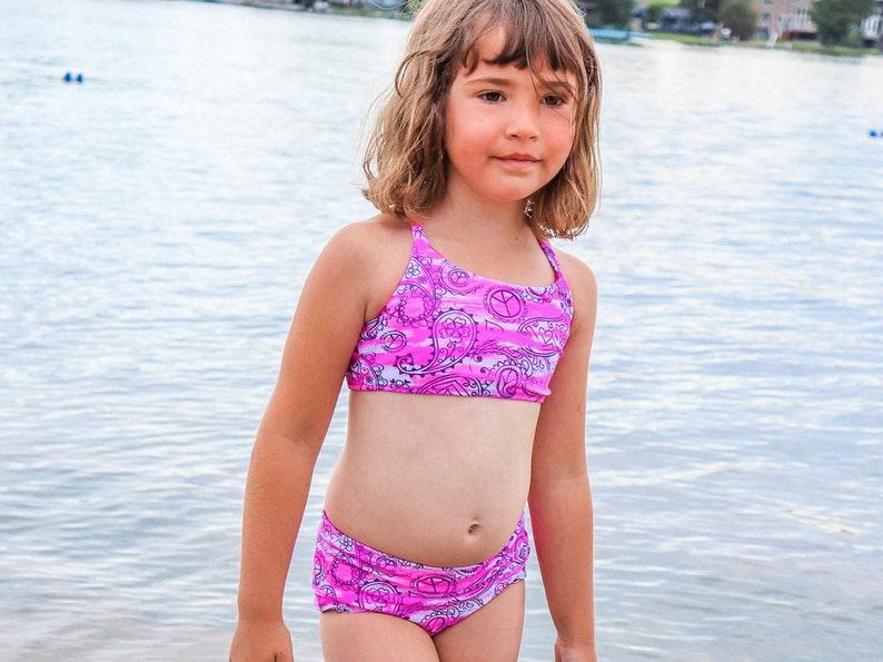 Two Piece Swimsuit PDF Sewing Pattern Swimwear Pattern Swim Etsy