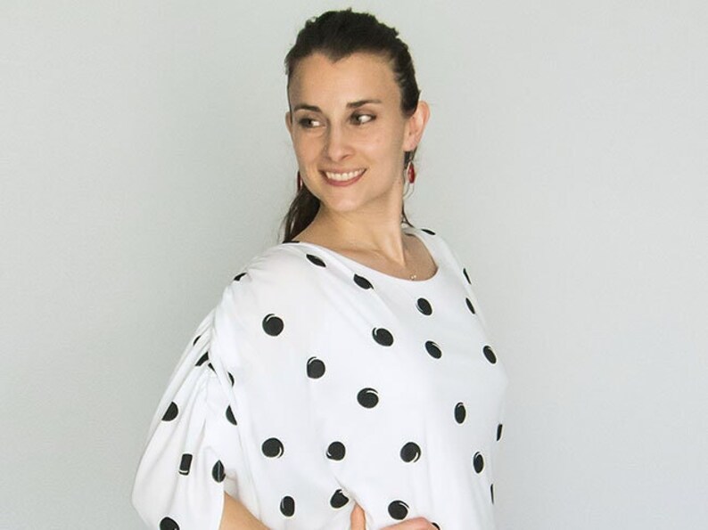 Della Drape PDF Sewing Pattern Top Pattern Drape Top Etsy