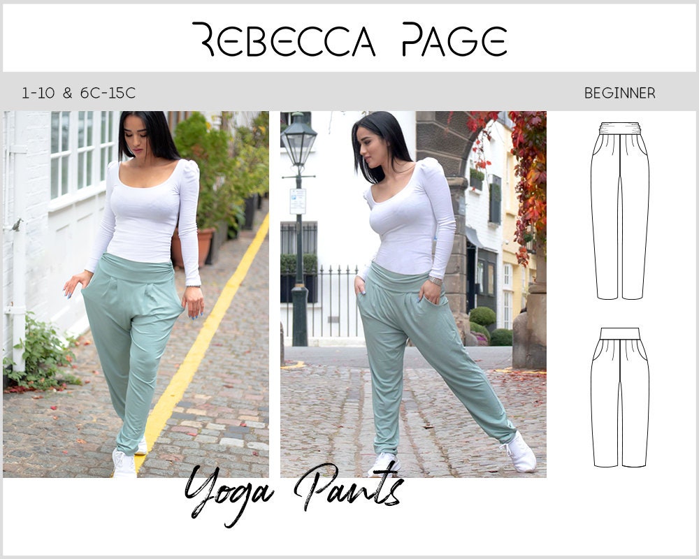 Yoga Pants PDF Sewing Pattern Comfy Pants Pattern, Yoga Pants Pattern,  Trackpants Pattern, Pants Sewing Pattern, Comfy Pants PDF, Fast -   Canada