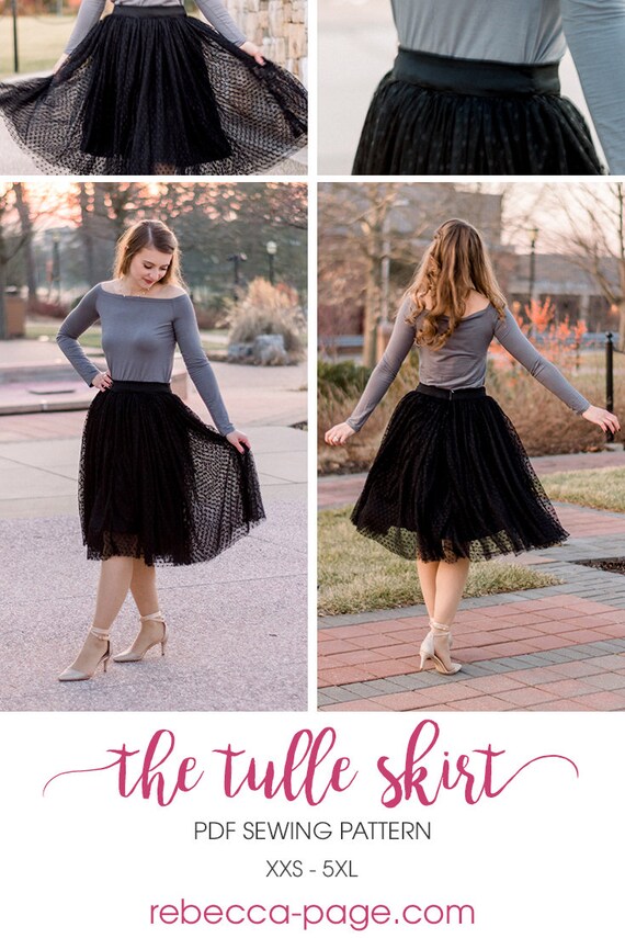 tulle skirt sewing pattern