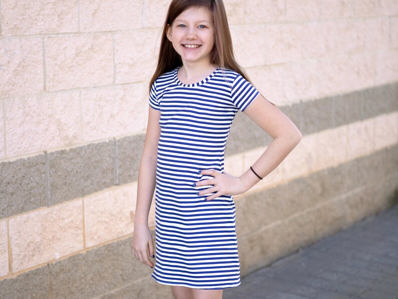 Childrens Tshirt Dress PDF Sewing Pattern Tshirt Pattern Etsy