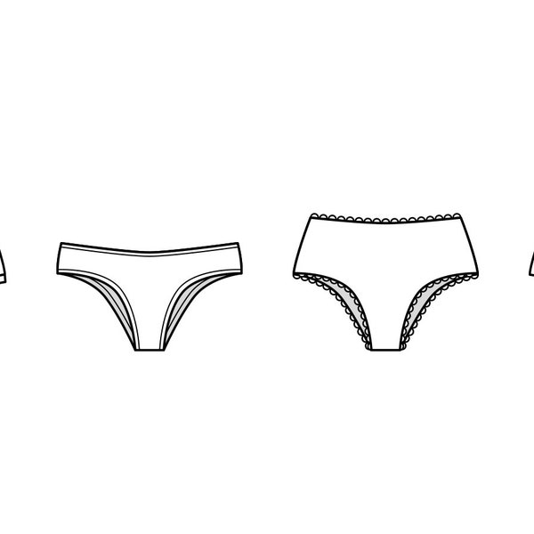 Underwear Pattern - Etsy