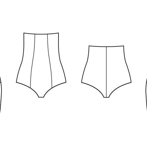Shapewear PDF Sewing Pattern Shapewear Pattern Shorts - Etsy UK