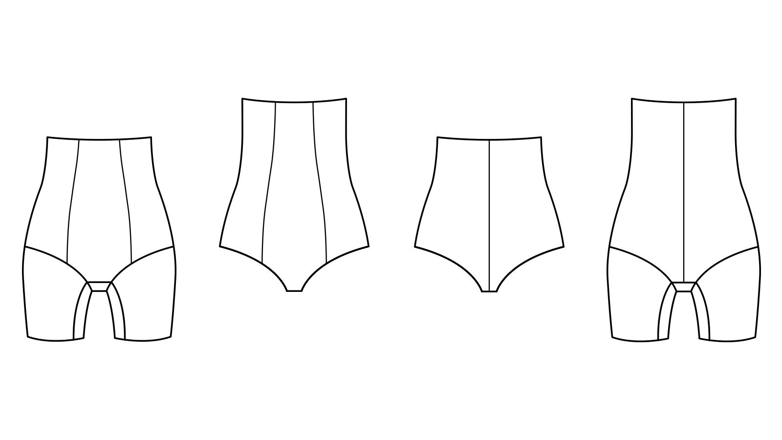 Shapewear PDF Sewing Pattern Shapewear Pattern Shorts Etsy UK