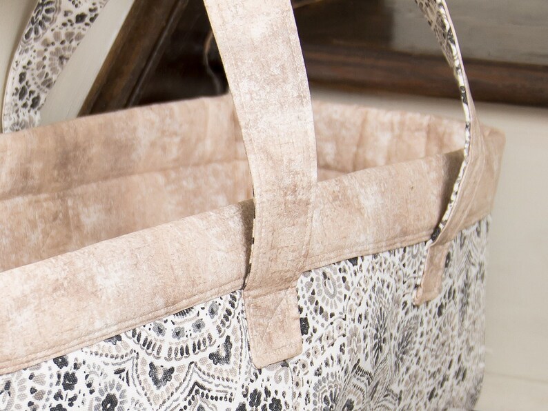 Fabric Stair Basket PDF Sewing Pattern Basket Pattern Etsy