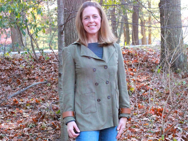 Beginner Sewing Pattern, Mom and Me Pattern, Easy Sew Taylor Trench Coat