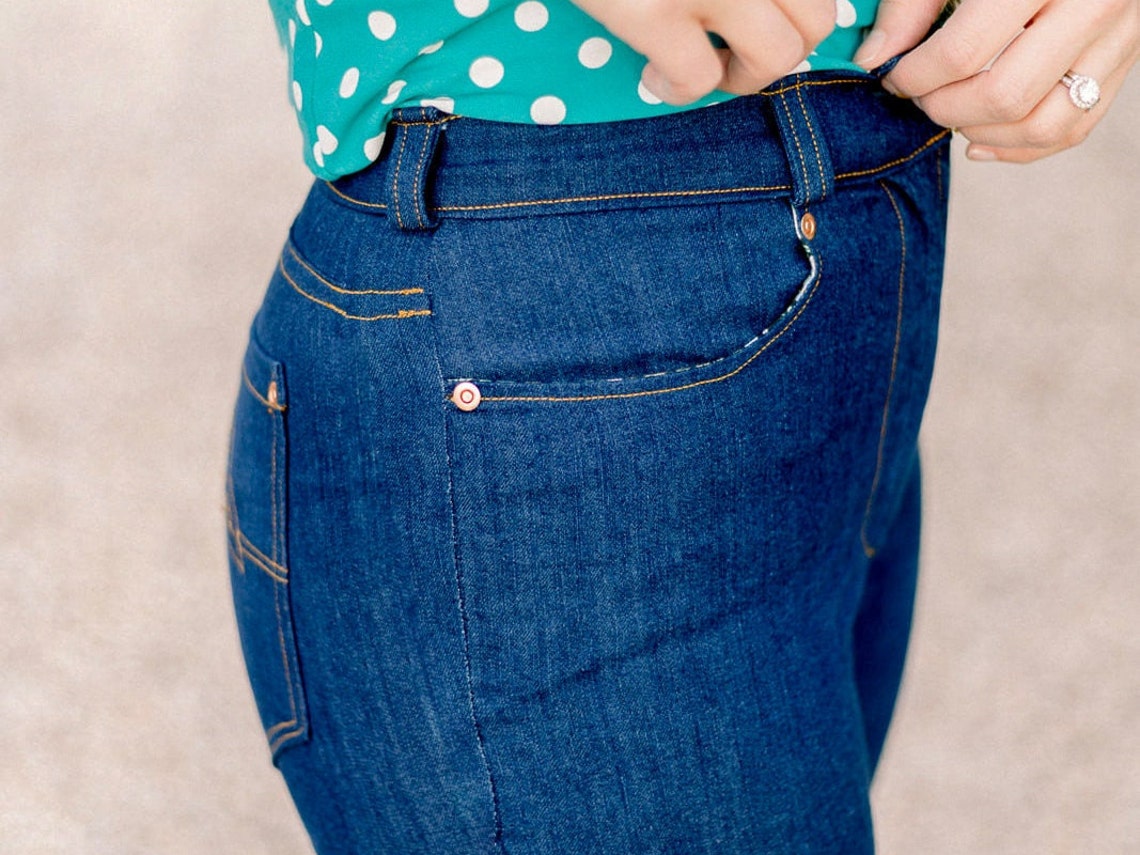 Skinny Jeans PDF Sewing Pattern Jeans Pattern Skinny Jeans Etsy