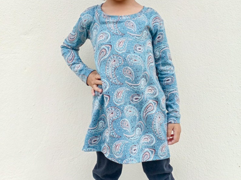 Childrens Tshirt Dress PDF Sewing Pattern Tshirt Pattern Etsy