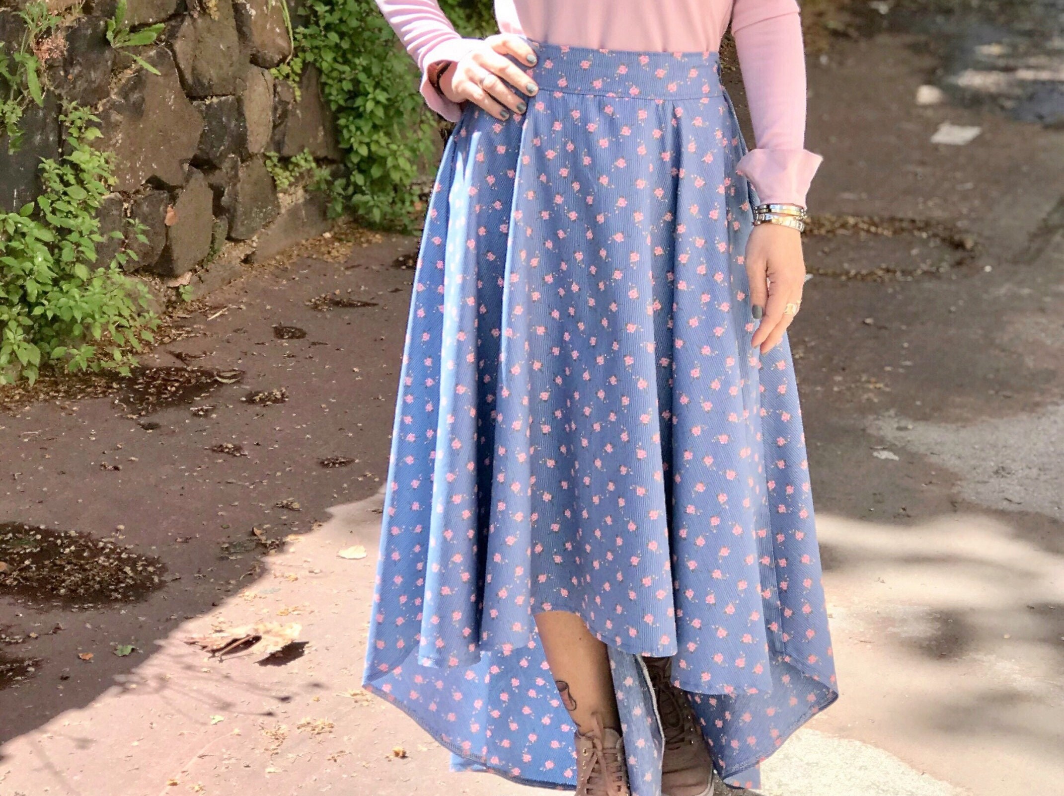 Buy High Low Skirt Online In India Etsy India
