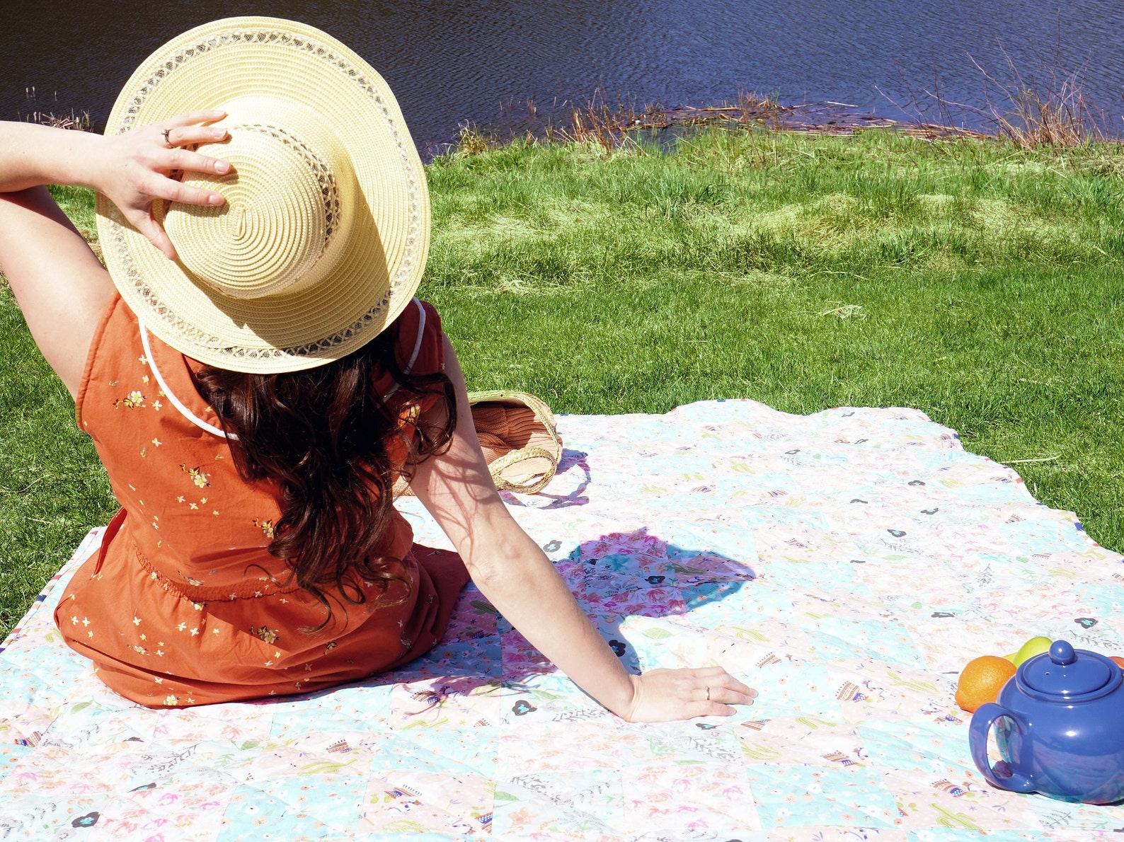 Picnic Blanket PDF Sewing Pattern Quilt Pattern Picnic Etsy