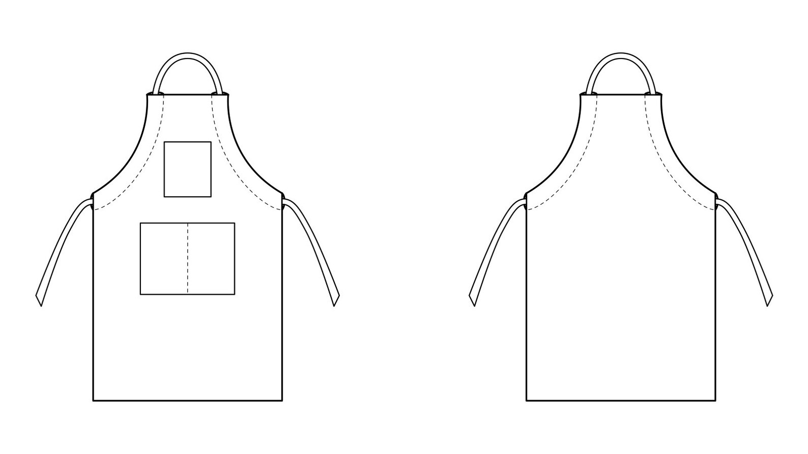 Apron PDF Sewing Pattern Baking Pattern Bib Apron Pattern Etsy