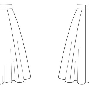 Classic PDF, Pretty Pattern, Skirt Pattern