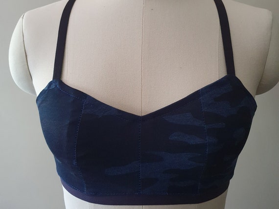 Racerback Bralette PDF Sewing Pattern Bra Pattern, Comfy Bralette