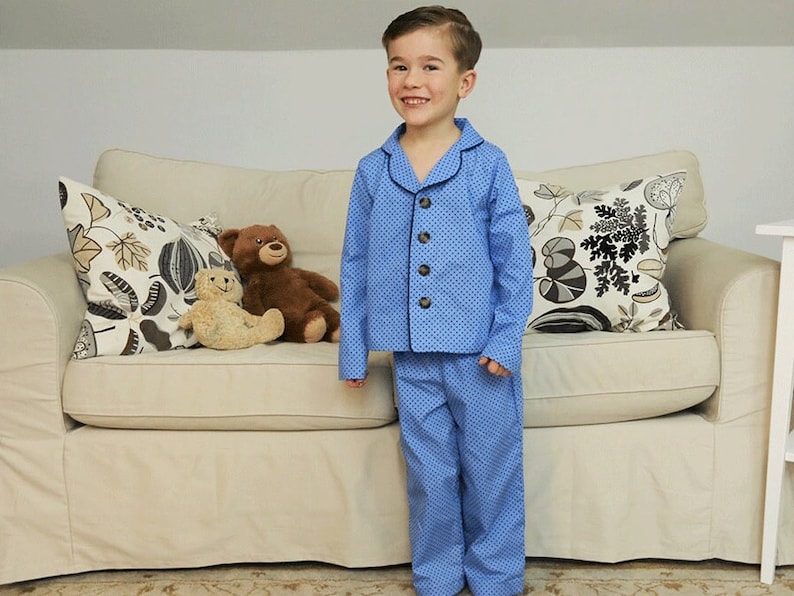 Family Pjs Children's Pajamas PDF Sewing Pattern Etsy UK