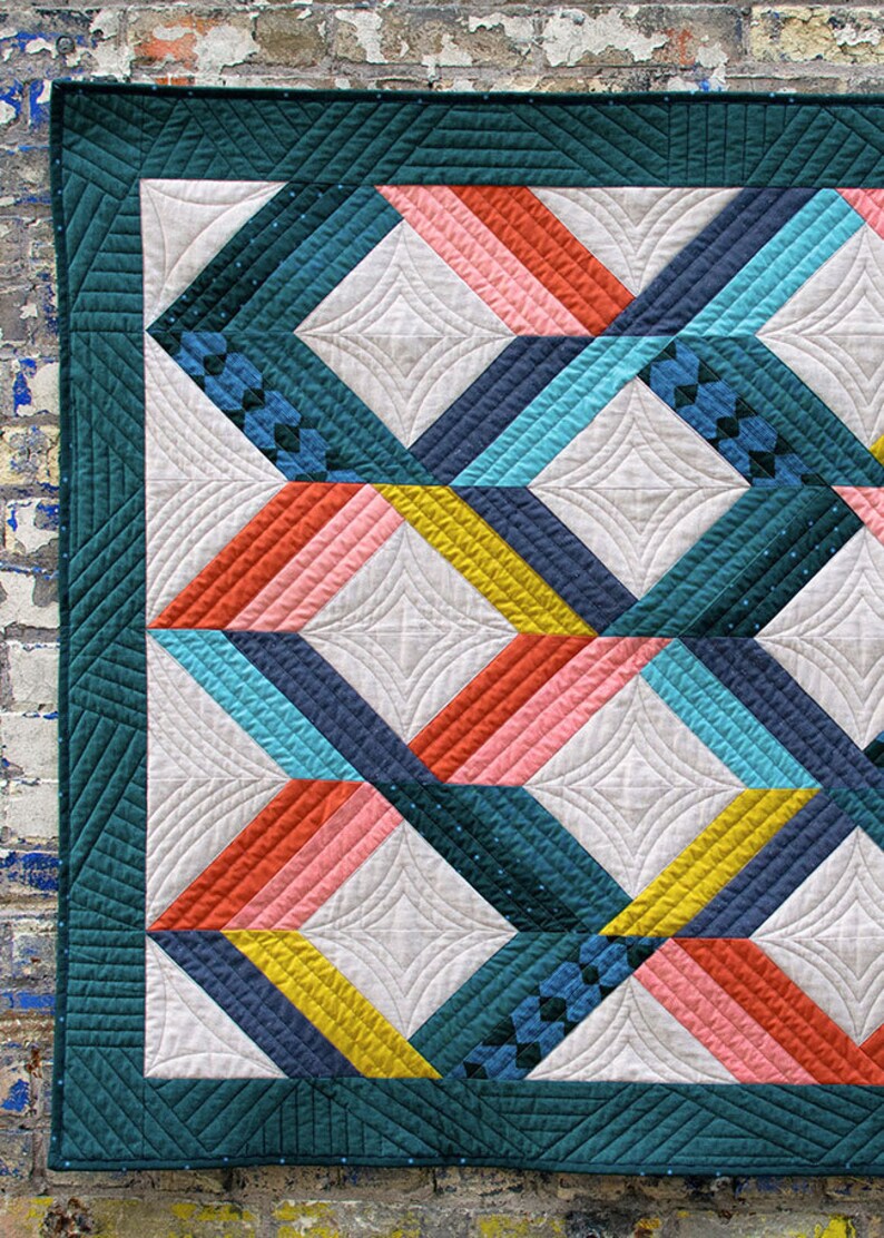 Quilted Wall Hanging Pdf Sewing Pattern Quilted PDF Wall Etsy