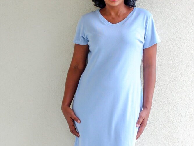 Tshirt Dress PDF Sewing Pattern Tshirt Pattern Tshirt Etsy