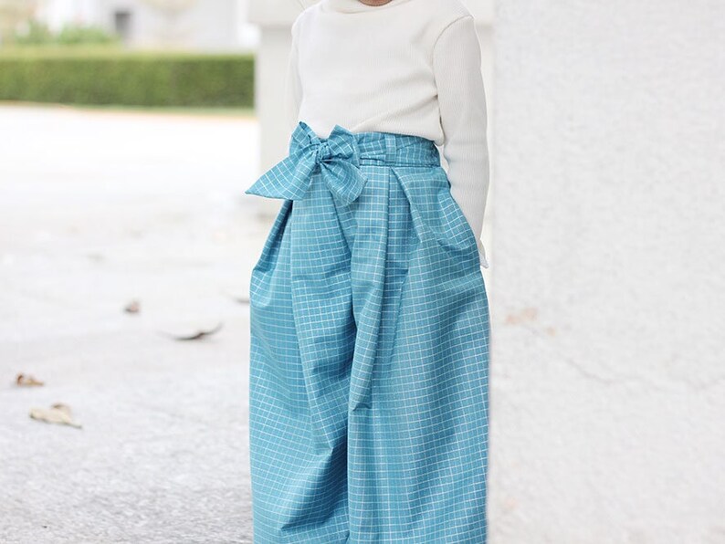 Posy Pleated Pants PDF Sewing Pattern Bottoms Pattern Pleat Etsy