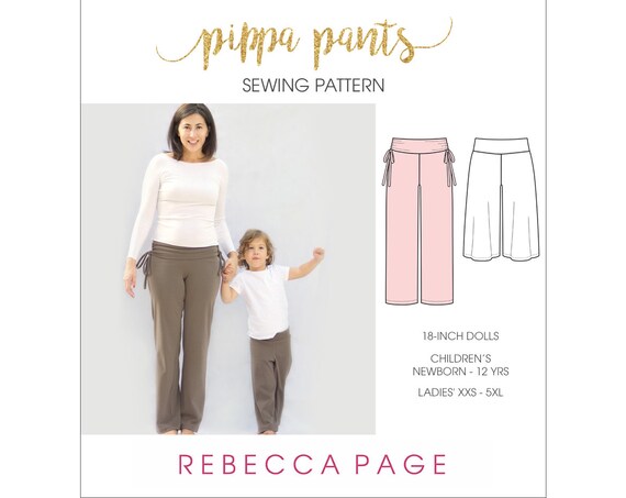 BUNDLE The Pippa Pants A Yoga Pants PDF Sewing Pattern | Etsy