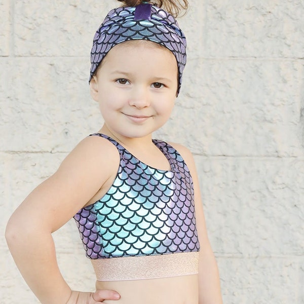 Children’s Bralette Tank PDF Sewing Pattern - Tank Top Pattern, Bra Tank Pattern, Athletic Top Pattern, Top Sewing Pattern, Tank Top PDF