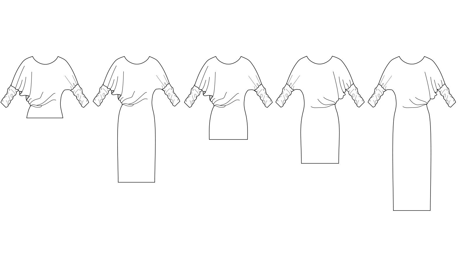 Serenity Infinity Dress PDF Sewing Pattern Dress Pattern Etsy