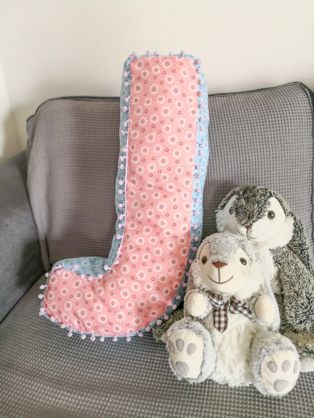 Alphabet Pillows PDF Sewing Pattern Pillow Pattern Letter Etsy