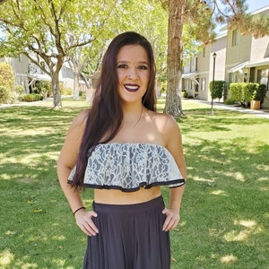 BUNDLE Bandeau Top PDF Sewing Pattern Bandeau Pattern, Bandeau Top Pattern, Ruffle Top Pattern ...
