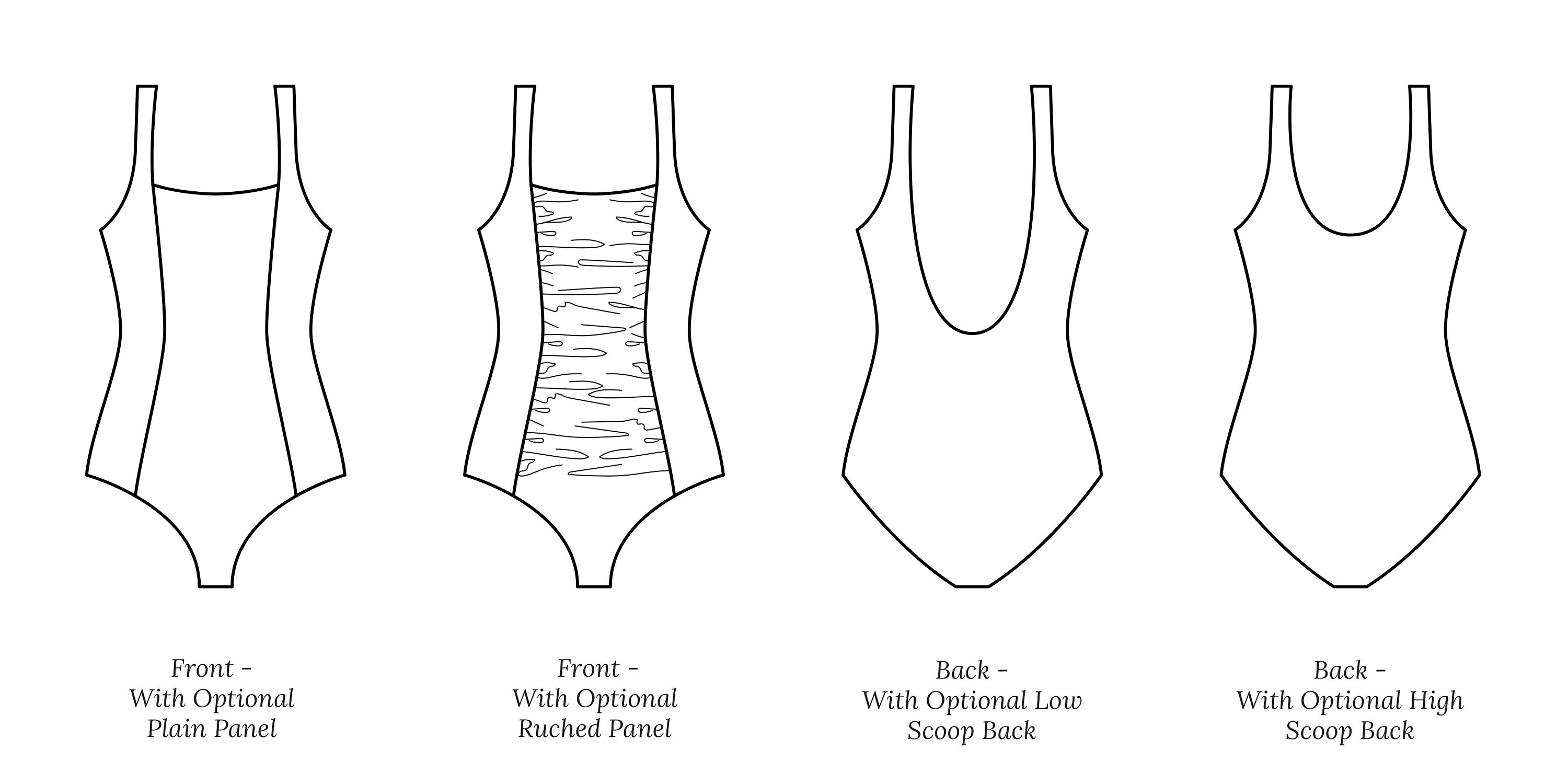 Ruched Swimsuit PDF Sewing Pattern Swimsuit Pattern Ruched Etsy Australia