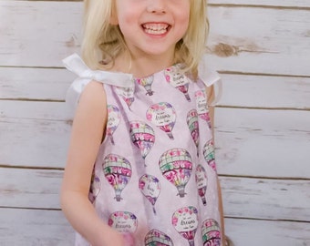 Abigail PDF Sewing Pattern - Kids Pattern, Easy Top Pattern, Ties Top Pattern, Top Sewing Pattern, Kids PDF, Easy Top Pattern, Easy Sewing