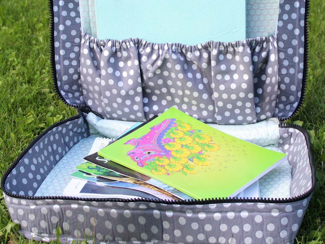 Fun Suitcase Pattern Vintage Suitcase PDF Sewing Pattern - Bag Pattern, Suitcase Pattern ...