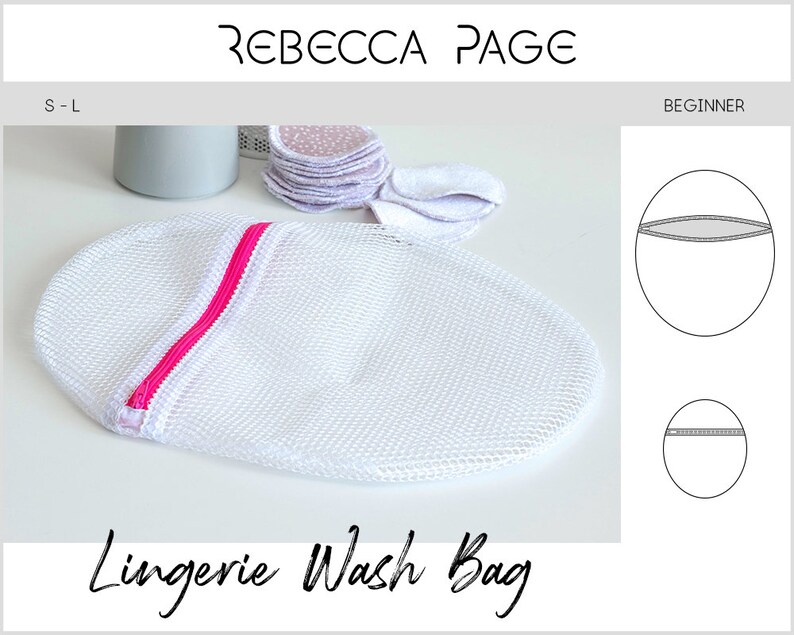 Lingerie Wash Bag PDF Sewing Pattern Bag Pattern Lingerie Etsy