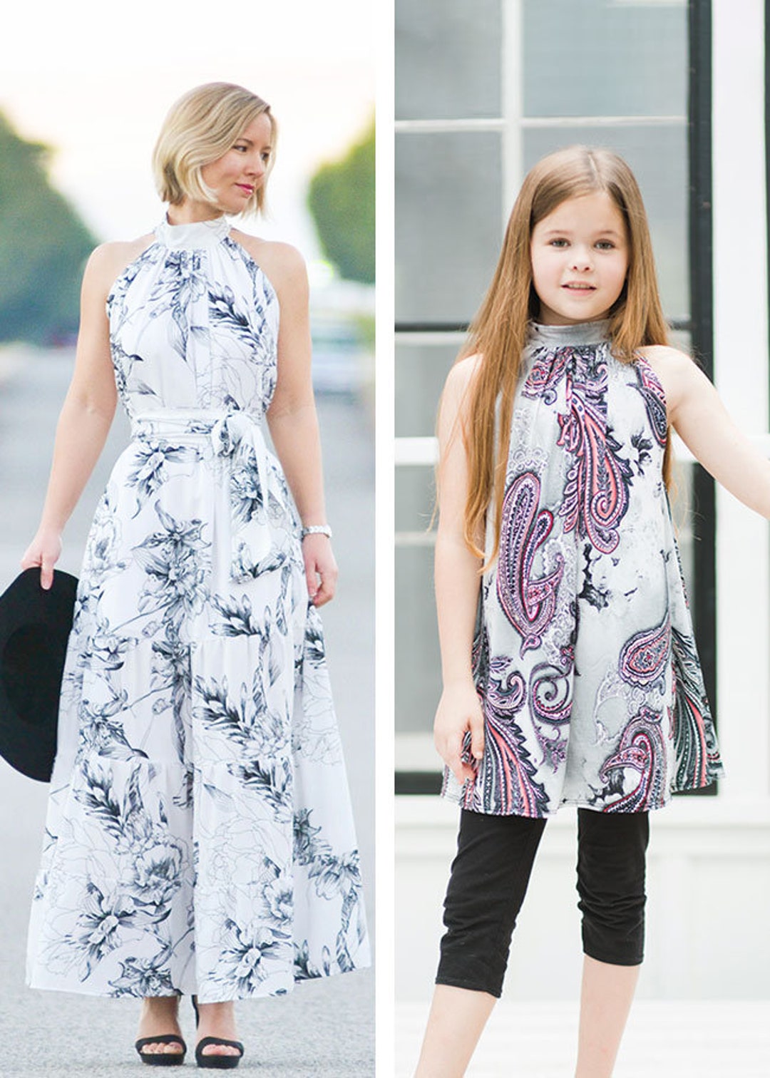 BUNDLE Emma PDF Sewing Pattern Maxi Pattern, Emma Dress Pattern, Flowy Dress Pattern, Dress Sewing Pattern, Maxi PDF, Fun Dress Pattern