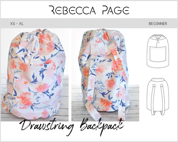 Drawstring school cheap backpack